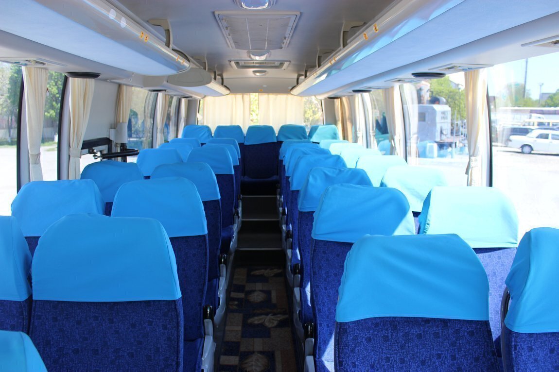 Салон автобуса higer